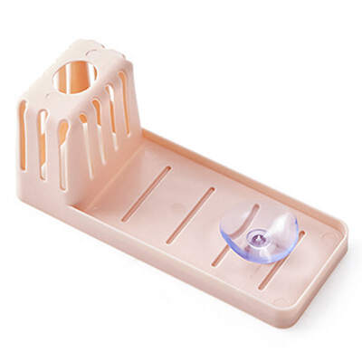 

Kitchen Cleaning Supplies Soap Drain Rack Plastic Sponge Scrubber Storage Holder Basket