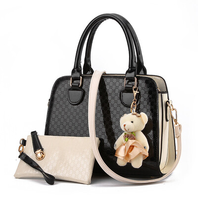 

European&American fashion trend casual youth solid color cross section square simple versatile handbag shoulder bag