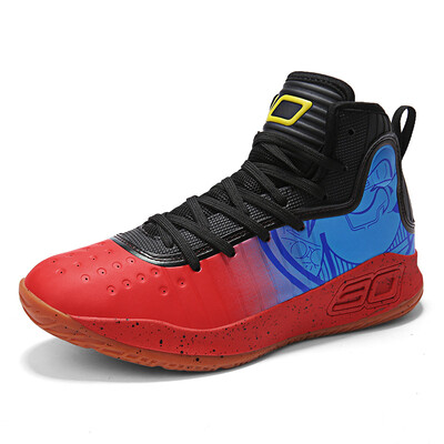 

High-top boots couple young mens basketball shoes