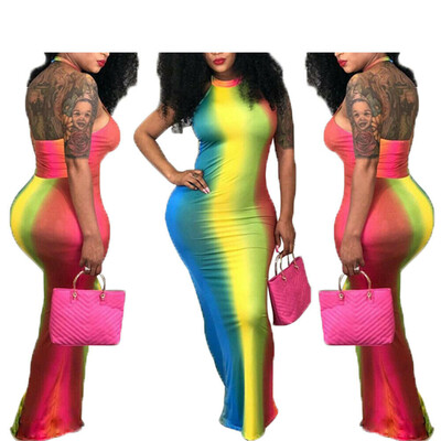 

Plus Size Ladies Long Sleeve Floral Boho Women Party Bodycon Maxi Dress Clothing