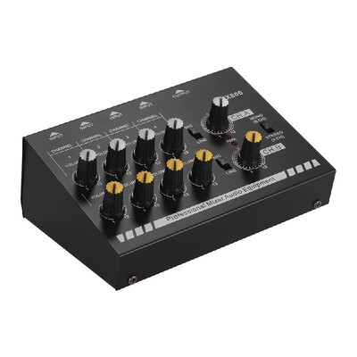 

Compact Size 8-Channels MonoStereo Audio Sound Line Mixer with Power Adapter