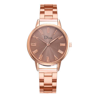 

Women Rose Gold Black Watches Luxury Stainless Steel Quartz Wristwatch Ladies Female Elegant Business Watch Relogio Feminino