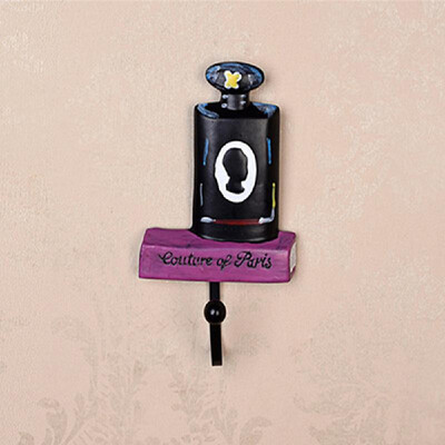 

3Pcs Home Decoration Resin Wall Mount Hooks Fashion Art Work Towel Clothes Hat Coat Key Hanger