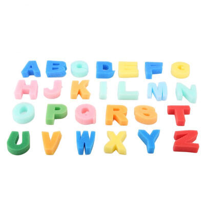 

Greensen 26PCS Capital Letters Kid Doodle Seal Sponge Stamp Educational Painting Drawing Tool Toy