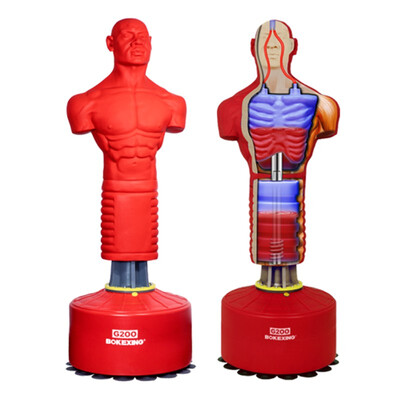 

BOKEXING silicone humanoid sandbag water injection adjustable heavy sand training vertical human sandbag 4129