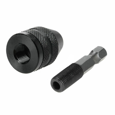 

03-36mm Keyless Drill Chuck Screwdriver Impact Driver Adapter 14 Hex Shank
