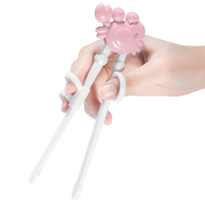 

Small Harlan infant learning chopsticks non-slip chopsticks baby training baby learning to eat chopsticks training chopsticks tableware cherry powder