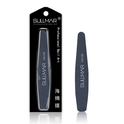 

Toponeto Straight Round Sponge Polishing Rub Double Polishing Strip Manicure File