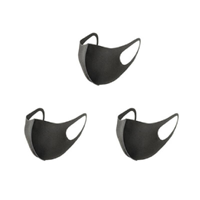 

3pcs Anti Dust Face Cover Mouth Dust Mask Mouth Cover Winter Mask Sponge