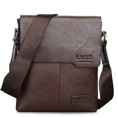 

2018 new mens bag shoulder Messenger bag mens bag leather bag backpack business casual tide
