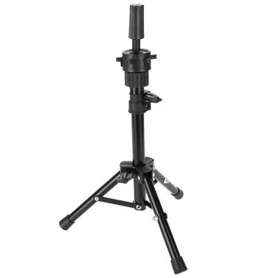 

Greensen Hairdressing Training Head Holder Salon Model Mannequin Head Tripod Stand Black