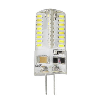 

G4 LED Lamp 3W AC 110V 64 SMD3014 LED Bulb 360 Beam Angle Silicone Light