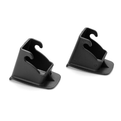 

2 Pcs Car Child Seat ISOFIX Interface Buckle Fixed Guide Groove Seat Belt Bracket Connector
