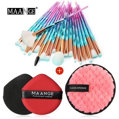 

Toponeto 20PCS Make Up Foundation Eyebrow Eyeliner Blush Cosmetic Concealer Brushes