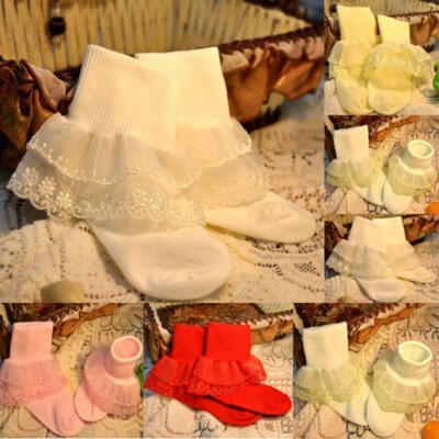

Baby Girls Tutu Socks Bow Lace Newborn Infant Frilly Sock Cotton Short Socks