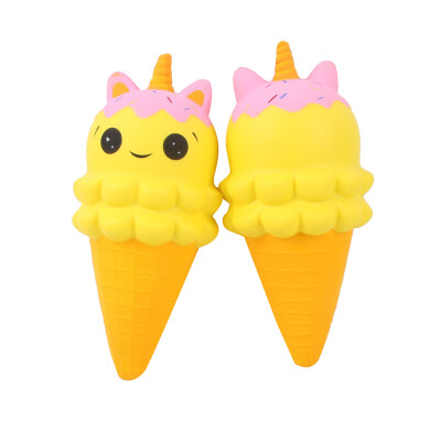 

Siaonvr Unicorn Ice Cream Scented Slow Rising Squeeze Toy Collection Stress Reliever Toy