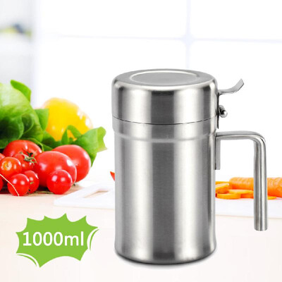 

Stainless Steel Oil Dispenser Olive Oil Can Edible Oil Dispensing Bottle Leak-proof Oil Container for KitchenCookingRestaurantB