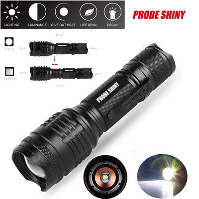 

Saidsome X800 Shadowhawk 6000lm Tactical Flashlight T6 LED Military Torch Gift Kit flashlight lamp