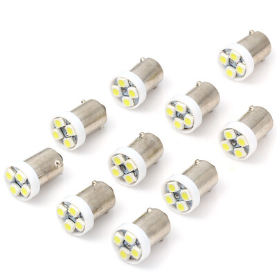 

10pcs 1156 BAS9 SMD 3528 4 LEDs 02W Reversing Backup Fog Turn Light Bulb