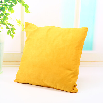 

Solid Color Cotton Canvas Cushion Cover Home Decor Throw Pillow Case Lounge