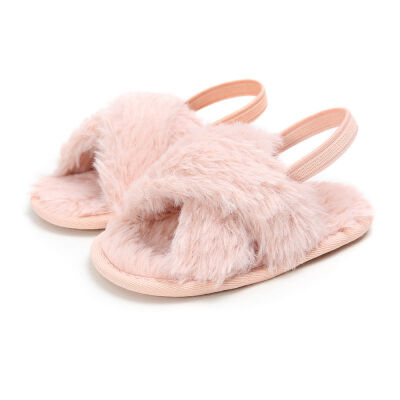 

Fashion Faux Fur Baby boys girls shoes Cute Infant Baby Shoes Autumn Winter soft sole indoor shoes Infant Crib Shoes 0-18M