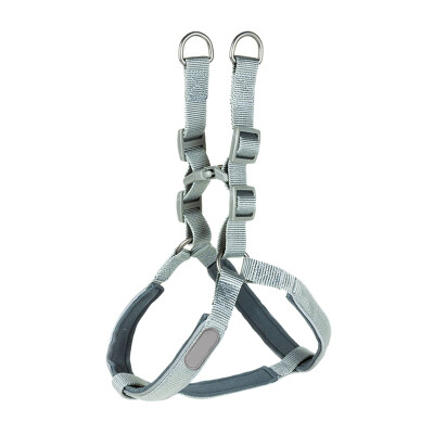 

Pet Nylon Adjustable Harness Durable Walking Dogs Harness for Large Dogs GreyBlue SMLXL