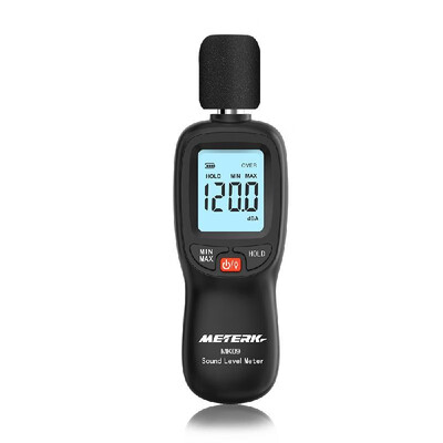 

Meterk 30-130dBA LCD Digital Sound Level Meter Noise Volume Measuring Instrument Decibel Monitoring Tester
