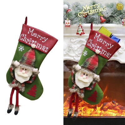 

Christmas New Style Creative Christmas Socks Gift Bag Christmas Tree Pendant Christmas Decoration For Christmas Party Decorating