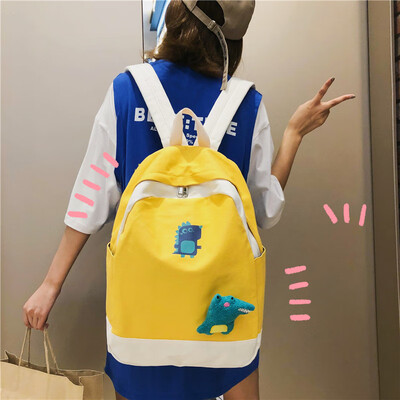

Ugly funny old-fashioned girlsschoolbags Korean version of high school students backpacks&shoulder bags