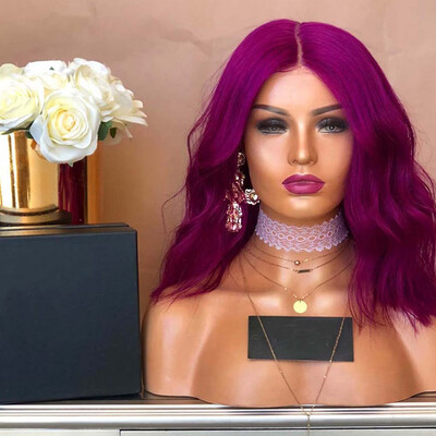 

〖Follure〗Sexy Gradient Cosplay Party Wigs Long Curly Hair Mixed Colors Synthetic Wig