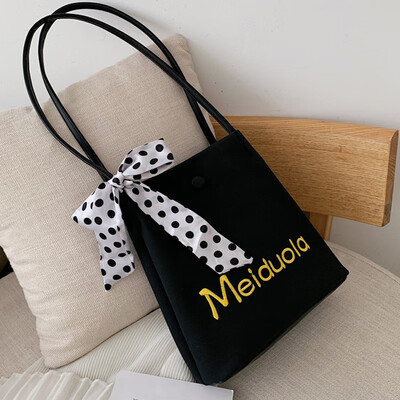 

Spring&summer 2019 new bag bucket bag female student messenger bag shoulder literary large capacity Joker womens bag