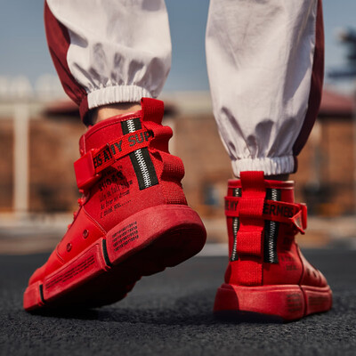 

Mens shoes summer 2019 new white sports leisure Korean version of the trend of white shoes autumn high-heeled board shoes