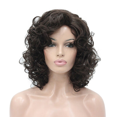 

StrongBeauty Short Super Curly Blonde Full Synthetic Wig Full Wigs