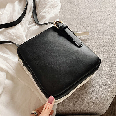 

Spring&summer 2019 new fashion simple one - shoulder oblique slung small square bag Korean version retro color casual small ba