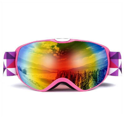 

Anti-fogging Goggles Skiing OTG Goggle UV400 Protection Goggles Climbing Skating Snow Sports Coated Goggles for Kids