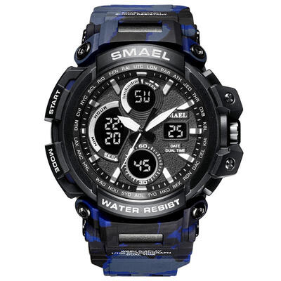 

SMAEL 1708B Sport Watches Men Watch Waterproof LED Digital Watch Male Clock