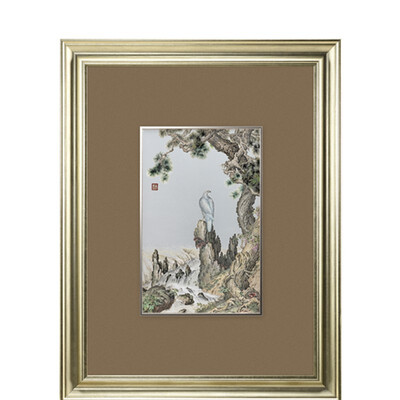 

HUANGCHENGGONGFANG Silver foil painting home crafts decoration 14680