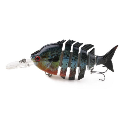 

2019 NewHENG JIA Artificial Bait for Fishing Tackle Wobbler Jointed Eel Fish Lure Hard Slow Sink Swimbait Multi Jointed High Str