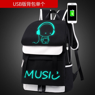 

2018 new business Water Resistant backpack with USB Charging Port College Student School Bag Unisex