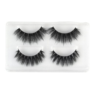 

2 Pairs 3D Soft Natural Thin Long Mink Handmade Grafting False Eyelashes