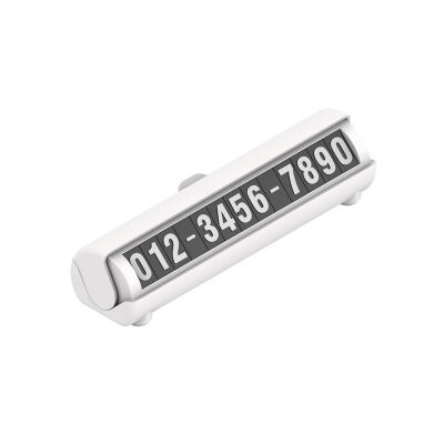 

Car Temporary Stop Sign Temporary Parking Card Phone Number Promise Plate Accessories