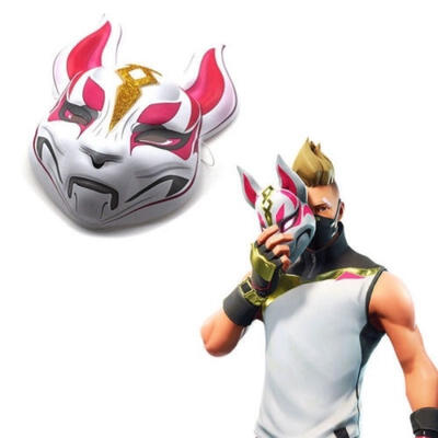 

Fortnite Unisex Fox Drift Skin Mask Cosplay Costume-sale Eye Masks For Halloween