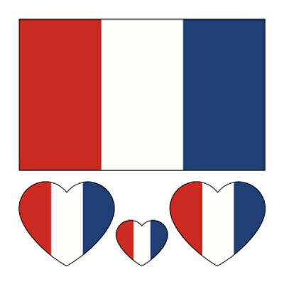 

Environmental Protection Waterproof&Anti-sweat National Flag Tattoos Stickers Football Fan Sticker