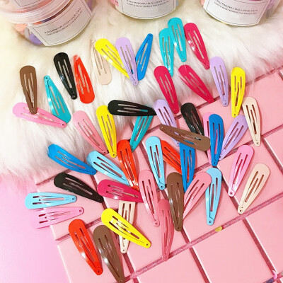 

Color ins girl heart hairpin candy color ice cream color bangs clip jewelry word clip