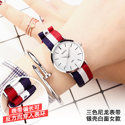 

Womens watch waterproof fashion trend student quartz couple watch Korean version of the simple casual womens watch