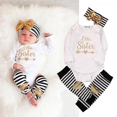 

Newborn Kids Baby Boy Girl Infant Romper Jumpsuit Bodysuit Clothes Outfit Set