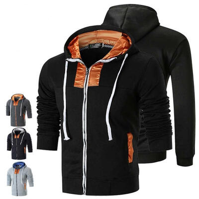 

Fashion Men Warm Slim Fit Long Sleeve Hoodie Hooded Sweatshirt Coat Jacket Outwear Sweater