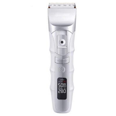 

Electric Hair Clipper Charging Electric Reasoning Haircut Titanium Ceramic Liquid Crystal Display Power