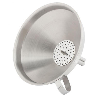 

Greensen 14cm Stainless Steel Cone Funnel with Detachable Filter Net