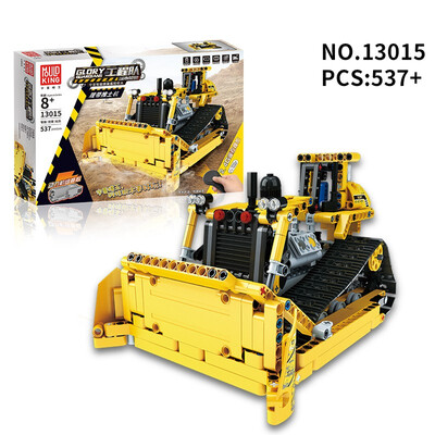 

Remote Bulldozer Model Boys Intelligence Assembling Compatible Lego Toys